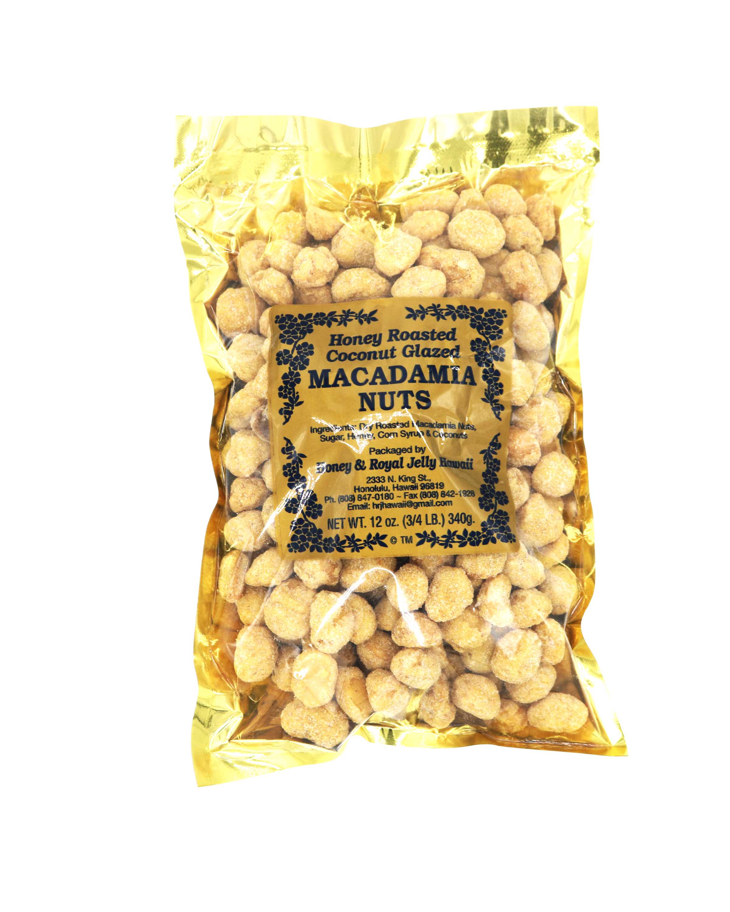 Honey Coconut Candy Macadamia Nut Diamond Head Taffy Co